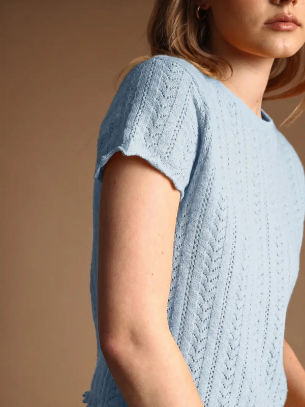 Tiffany Pointelle Top