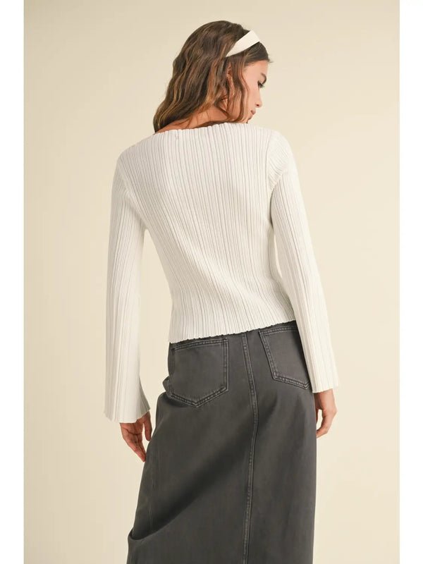 Natalie Ribbed Long Sleeve
