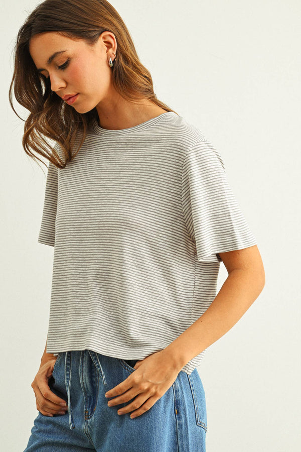 Stripe Slub Tee