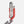 Red and silver corkscrew on a white background