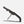 Black corkscrew on a white background