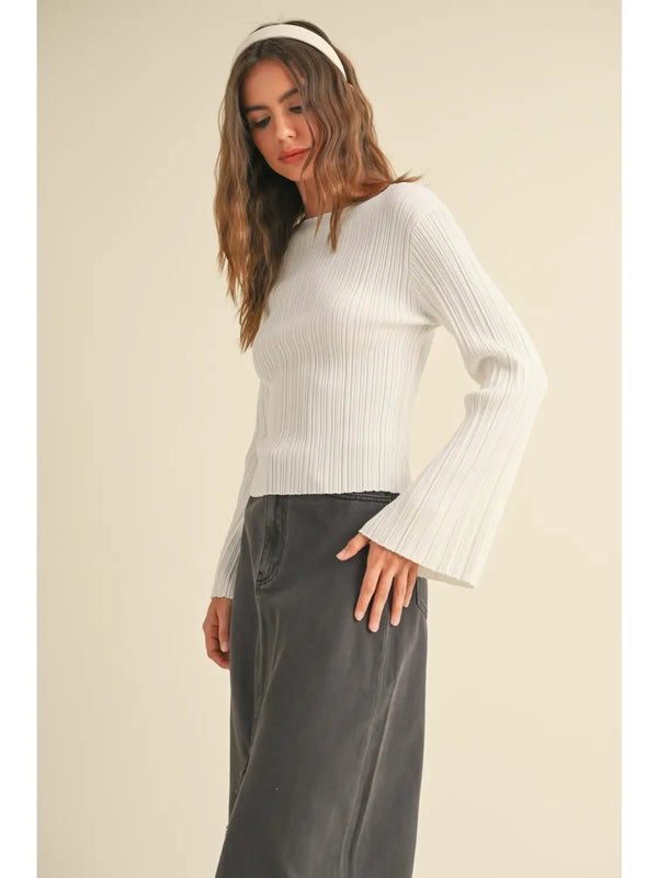 Natalie Ribbed Long Sleeve