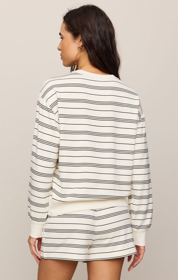 Stand Out Striped Sweatshirt