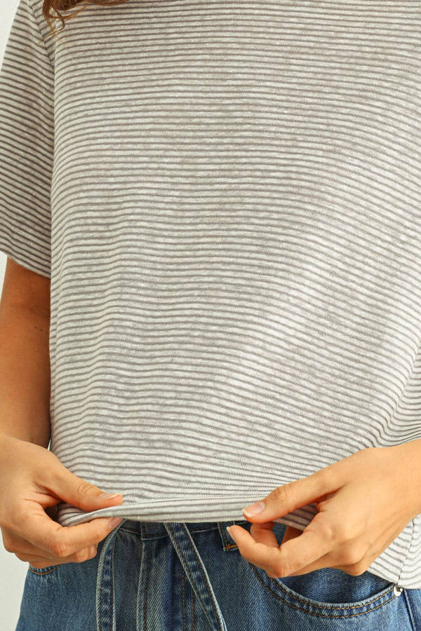 Stripe Slub Tee