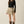 Ribbed Knit and Lace Henley Top