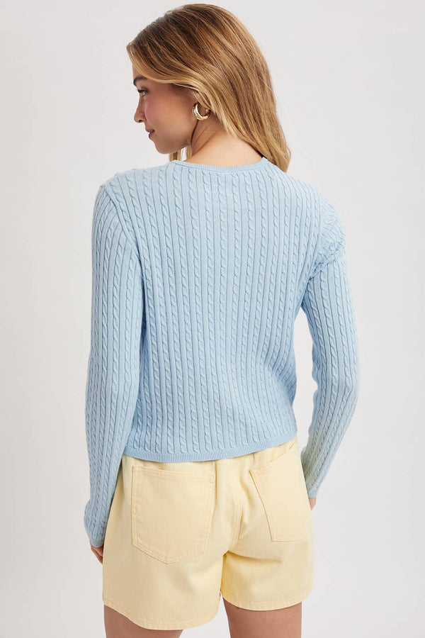 Mini Cable Cardigan