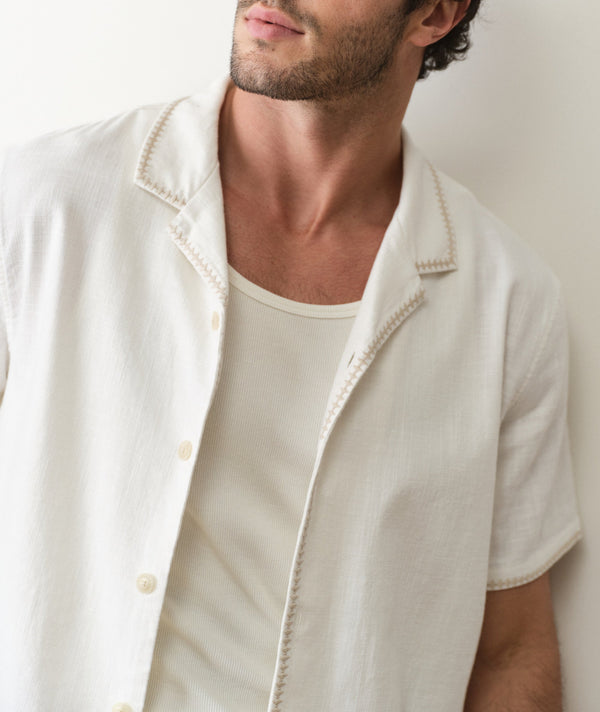 Embroidered Resort Shirt