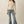 Ribbed Knit and Lace Henley Top