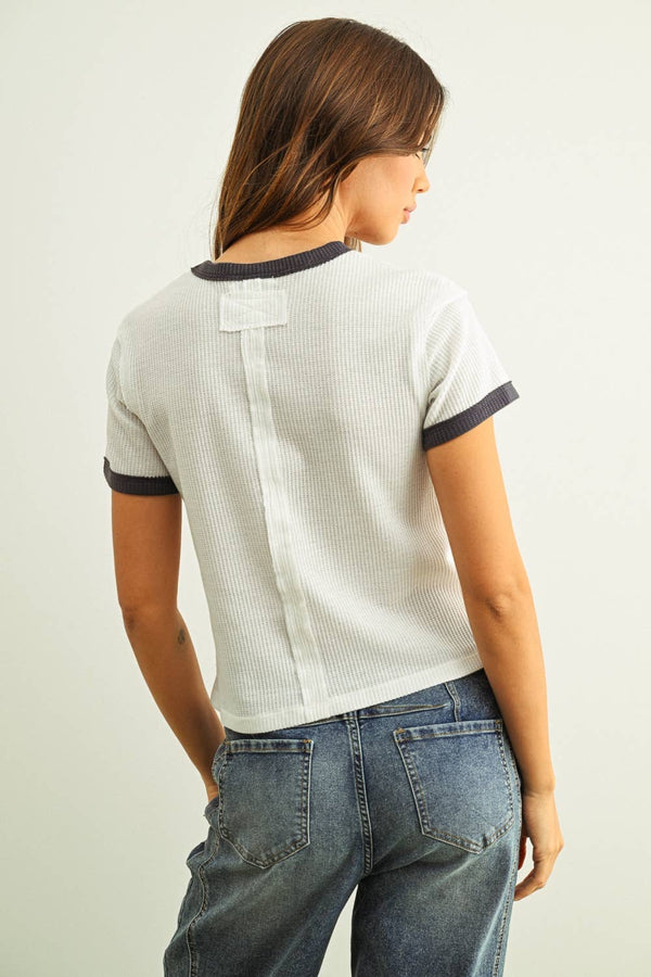 Waffle Ringer Tee