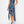 Floral Flocked Handkerchief Dress