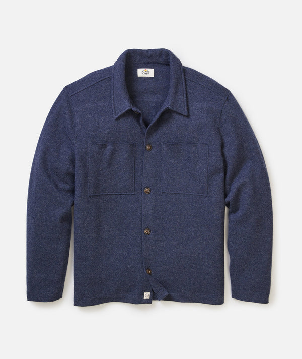 Boiled Wool Overshirt