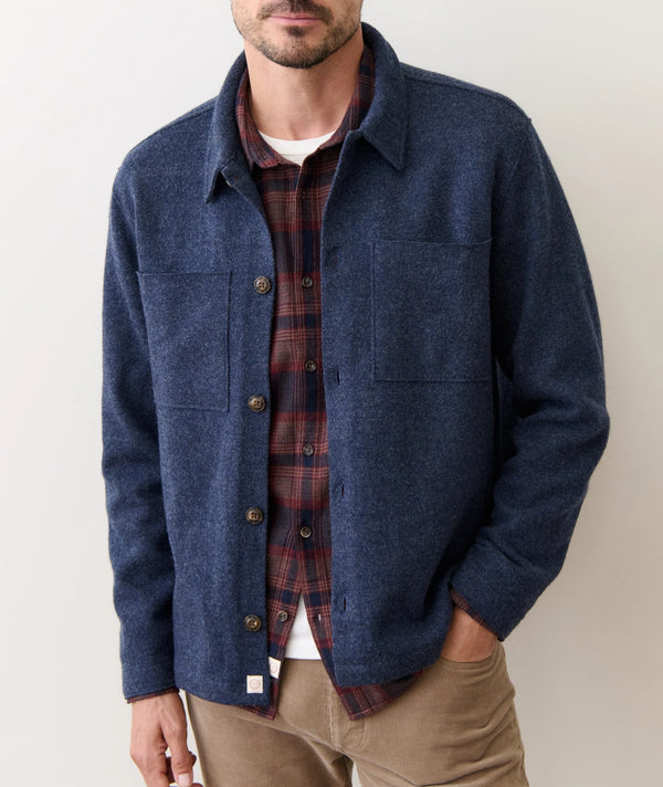 Boiled Wool Overshirt