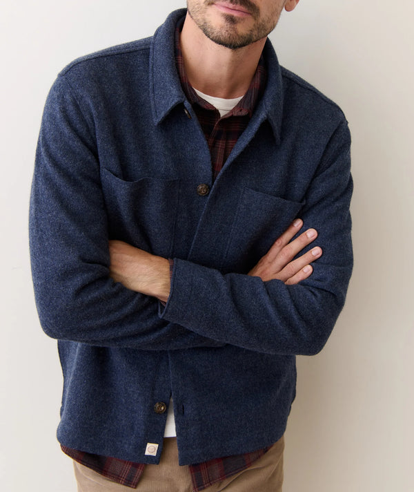 Boiled Wool Overshirt