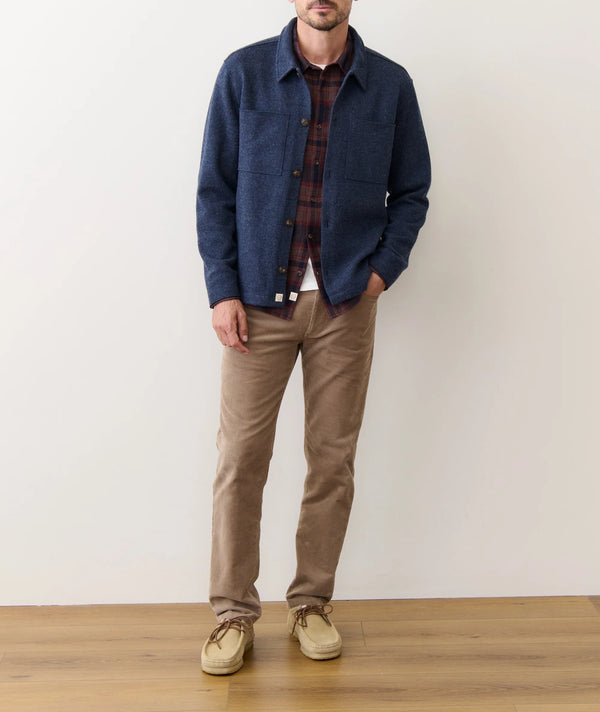 Boiled Wool Overshirt