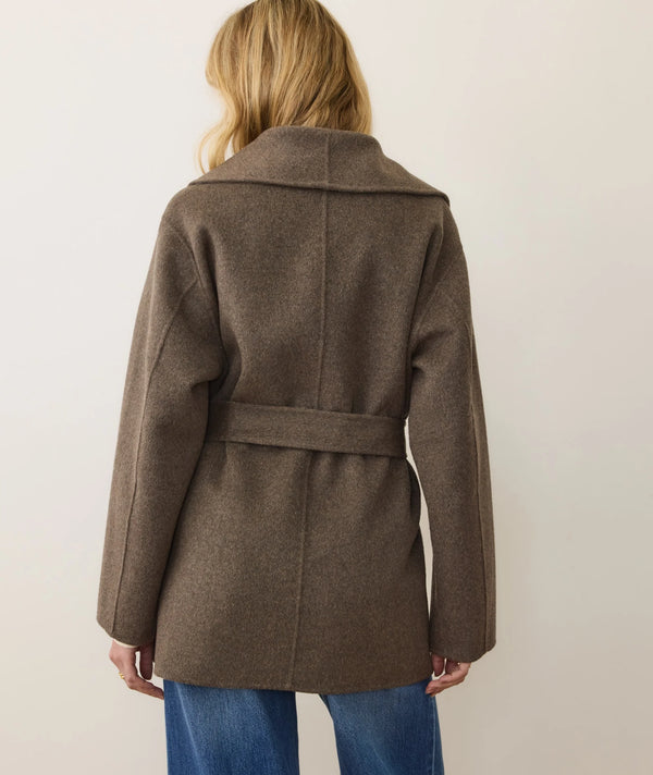 Colette Belted Wool Coat