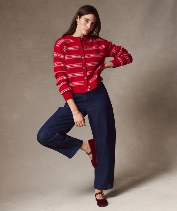 Merino Crewneck Cardigan