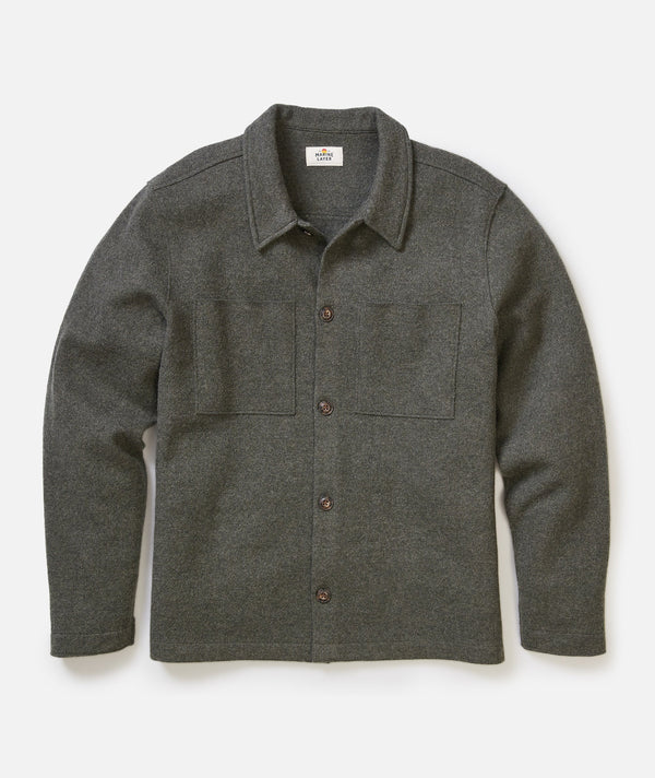 Boiled Wool Overshirt