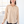 Woman wearing a beige button-up shirt in a bright room