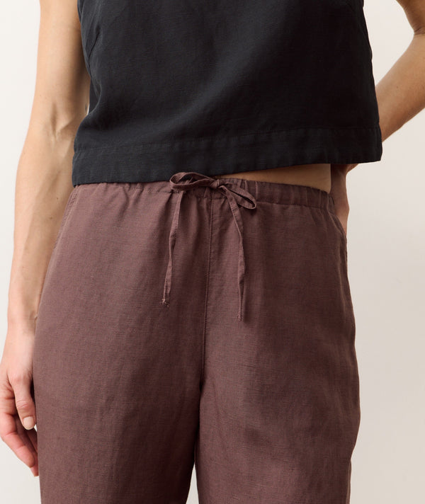 Linen Drawstring Pant