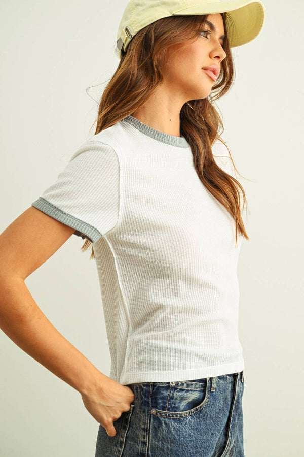 Waffle Ringer Tee