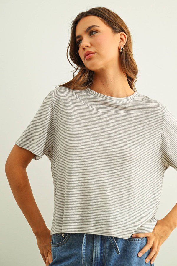 Stripe Slub Tee