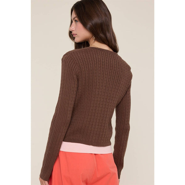 Mini Cable Cardigan