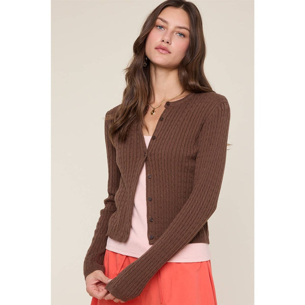 Mini Cable Cardigan