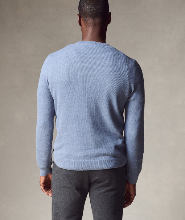 Marine Layer Cotton Cashmere Sweater Tee — waterfront — image 3