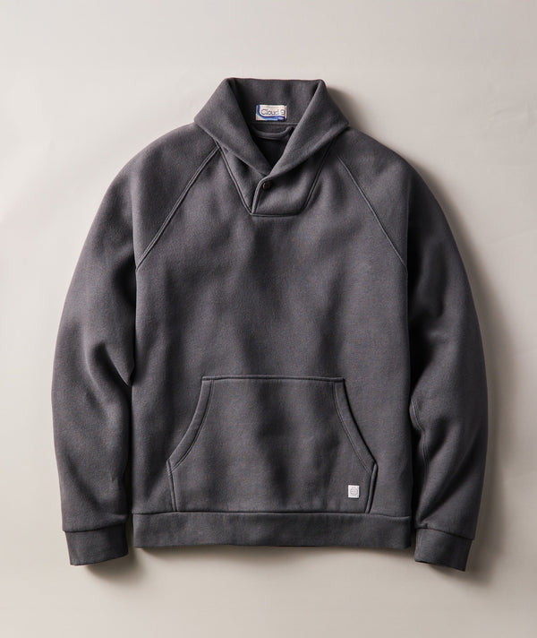 Marine Layer Cloud 9 Shawl Collar Pullover — asphalt / Small