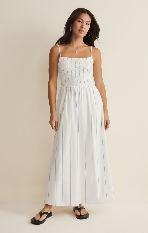 Bayside Stripe Midi Dress