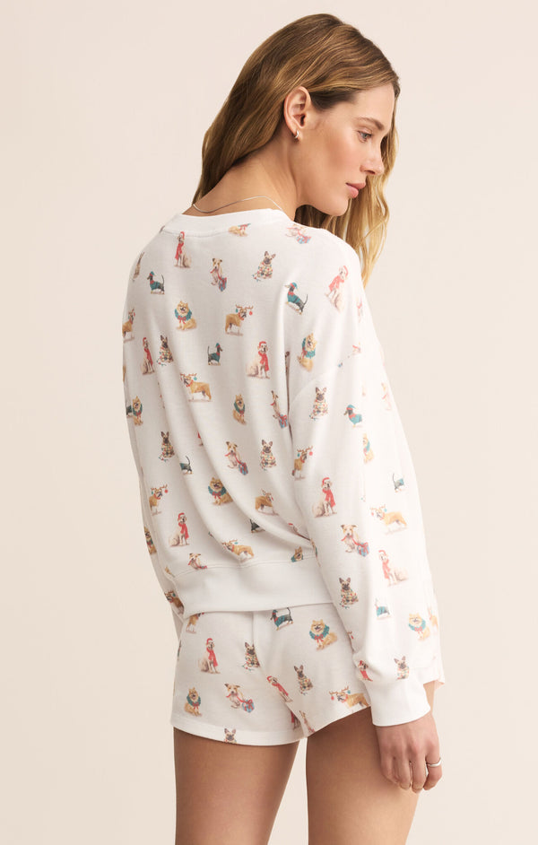 Cozy Up Pup Ls Top