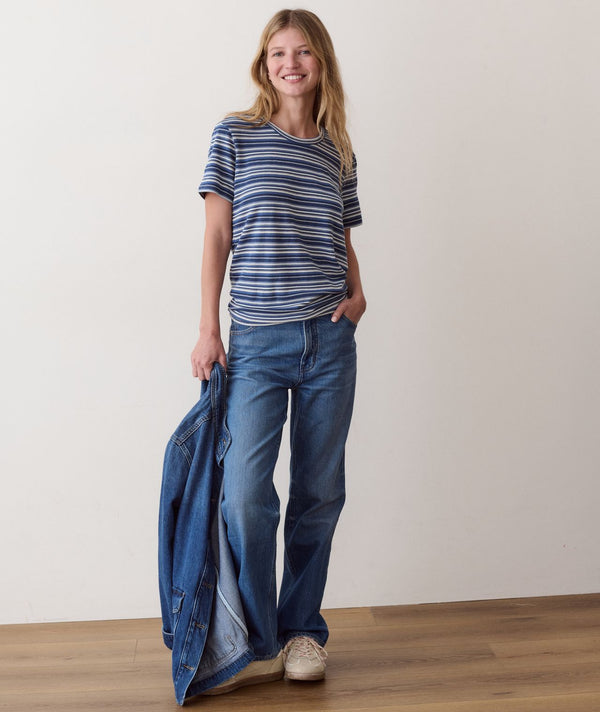 Jacquard Stripe Tee
