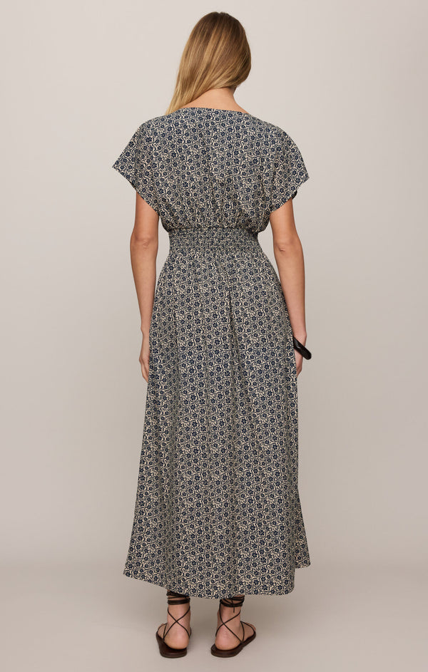 Sanna Iris Floral Midi Dress